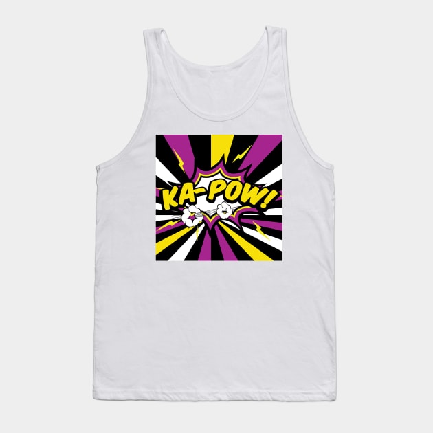 Ka Pow pop art Tank Top by Raintreestrees7373